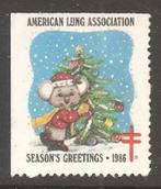 USA cinderella (American lung association) 1986, Verzenden, Overige thema's