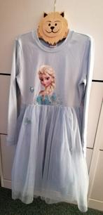 Elsa Frozen prinsessen jurk maat 128/134, Ophalen of Verzenden, Zo goed als nieuw, 134 t/m 140, Meisje