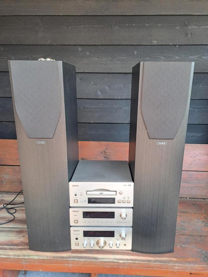 Complete Teac set met Mission speakers., Audio, Tv en Foto, Versterkers en Receivers, Zo goed als nieuw, Overige merken, Ophalen