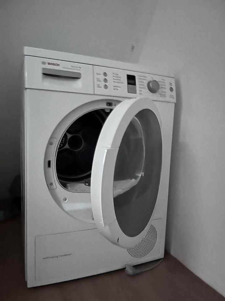 Bosch serie 6 warmtepompdroger, Witgoed en Apparatuur, Wasdrogers, Gebruikt, Voorlader, 4 tot 6 kg, 85 tot 90 cm, Ophalen
