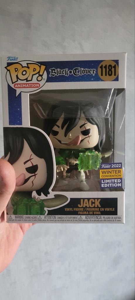 Funko Pop! Black Clover - Jack (1181) Winter Convention, Verzamelen, Poppetjes en Figuurtjes, Nieuw, Ophalen of Verzenden