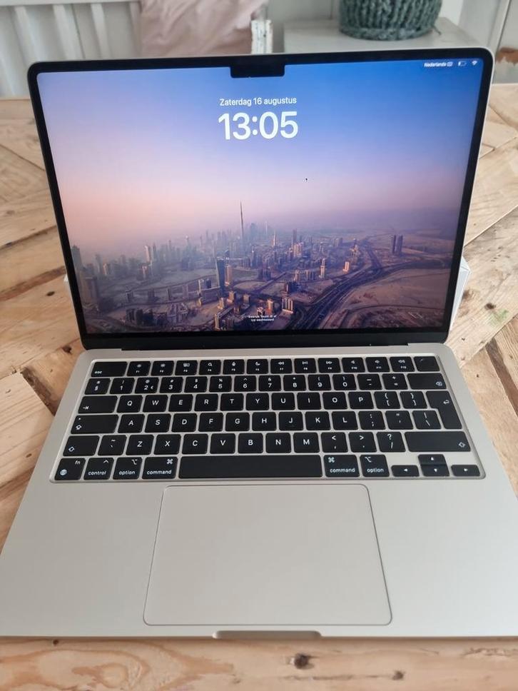 MacBook 13,6" 8GB 512GB (2024) - Zo goed als nieuw!, Computers en Software, Apple Macbooks, Nieuw, MacBook, 13 inch, Qwerty, Ophalen of Verzenden