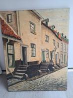 Schilderij Abstraat Maastricht, Antiek en Kunst, Kunst | Schilderijen | Klassiek, Ophalen