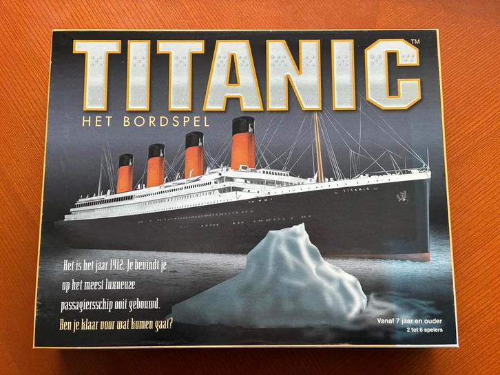 Titanic bordspel, Hobby en Vrije tijd, Gezelschapsspellen | Bordspellen, Zo goed als nieuw, Vijf spelers of meer, Ophalen