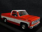Maisto 1:18 1974 Chevrolet C10 Cheyenne Super rood-wit, Maisto, Auto, Onbekend, Nieuw