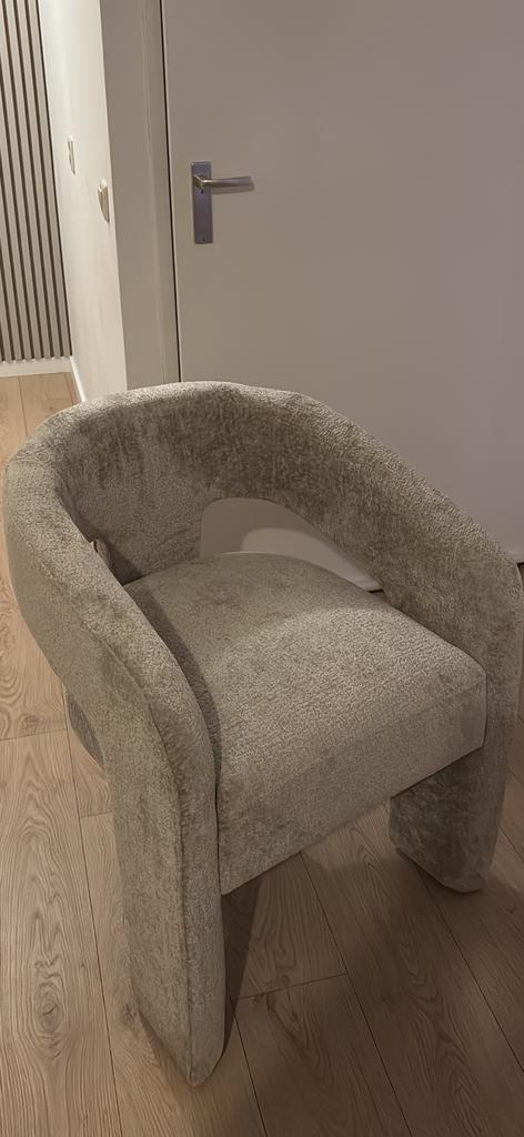 Teddy japandi taupe stoel, Huis en Inrichting, Banken | Sofa's en Chaises Longues, Ophalen, Eenpersoons, Nieuw, 75 tot 100 cm