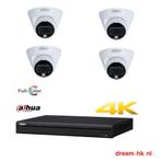 4MP Dahua IP PoE beveiligingscamera set/NVR + 4x camera's, Ophalen of Verzenden, Nieuw, Buitencamera