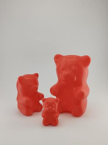 3D Gummy Bear Display Set – Decoratieve Beeldjes beschikbaar voor biedingen