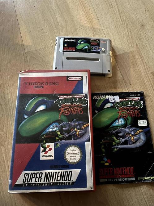 Supernintendo: Teenage Mutant Ninja Turtles: Tournament Figh, Spelcomputers en Games, Spelcomputers | Nintendo Super NES, Gebruikt