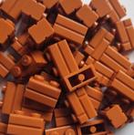 Lego 1x2 masonry brick, Dark orange (per 50), Ophalen of Verzenden, Nieuw, Losse stenen, Lego