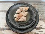 Brocante: metalen bord, set van 3, Antiek en Kunst, Ophalen of Verzenden