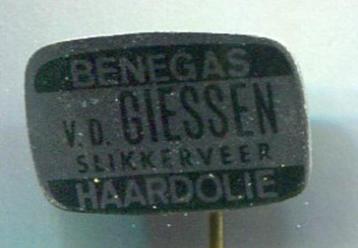 v.d. Giessen Slikkerveer BENEGAS blik speldje( G_091) beschikbaar voor biedingen