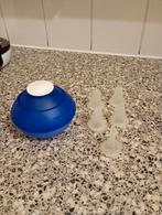 Tupperware Slagroomspuit/decoratie bol, Huis en Inrichting, Keuken | Tupperware, Ophalen of Verzenden, Zo goed als nieuw, Blauw