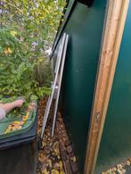 Werkblad met gootsteen, Huis en Inrichting, Keuken | Keukenelementen, Gebruikt, Wit, Ophalen of Verzenden, 200 cm of meer