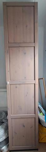 PAX Hemnes Garderobekast 1 deur - taupe, zwart en bruin, Huis en Inrichting, Kasten | Kledingkasten, Ophalen, Gebruikt, 200 cm of meer