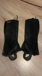 Korte chaps suede zwart maat S, Dieren en Toebehoren, Paardrijkleding, Ophalen of Verzenden, Gebruikt, Overige soorten, Schoeisel