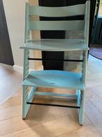 Stokke Tripp Trapp Meegroeistoel - Blauw, Ophalen of Verzenden, Gebruikt, Meegroeistoel