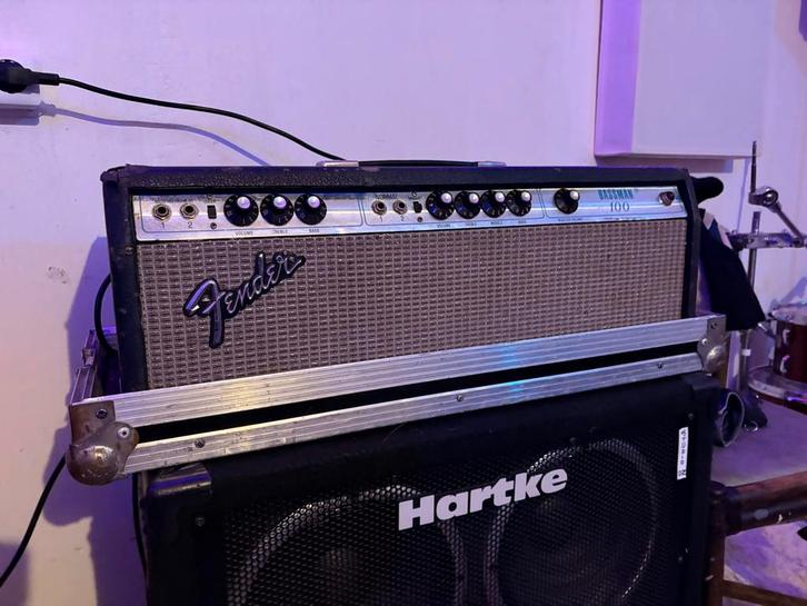 Fender Bassman versterker - Recent onderhoud!, Muziek en Instrumenten, Versterkers | Bas en Gitaar, Gebruikt, Basgitaar, 100 watt of meer