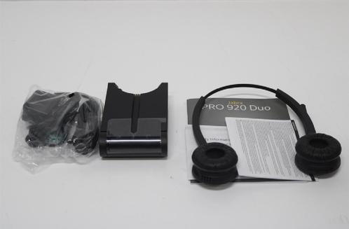 Jabra Pro 920 Duo Headset, Telecommunicatie, Datacommunicatie en VoIP, Zo goed als nieuw, Toebehoren, Ophalen of Verzenden