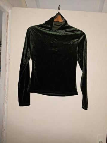 Groen colshirt met lange mouw Shein maat L beschikbaar voor biedingen
