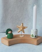 Jaarring steker kerst Vrije School Seizoenstafel vilt popje, Verzenden, Nieuw, Figuurtje(s)