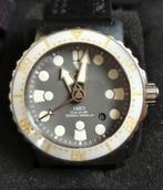 Mooie H2O Kalmar II 3000m duikhorloge., Sieraden, Tassen en Uiterlijk, Horloges | Heren, Overige merken, Leer, Staal, Polshorloge