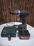 Metabo BS 14.4 LT Quick inclusief 2 accu's, lader en MetaBOX, Ophalen of Verzenden, Gebruikt, Boor- en Schroefmachine, Variabele snelheid