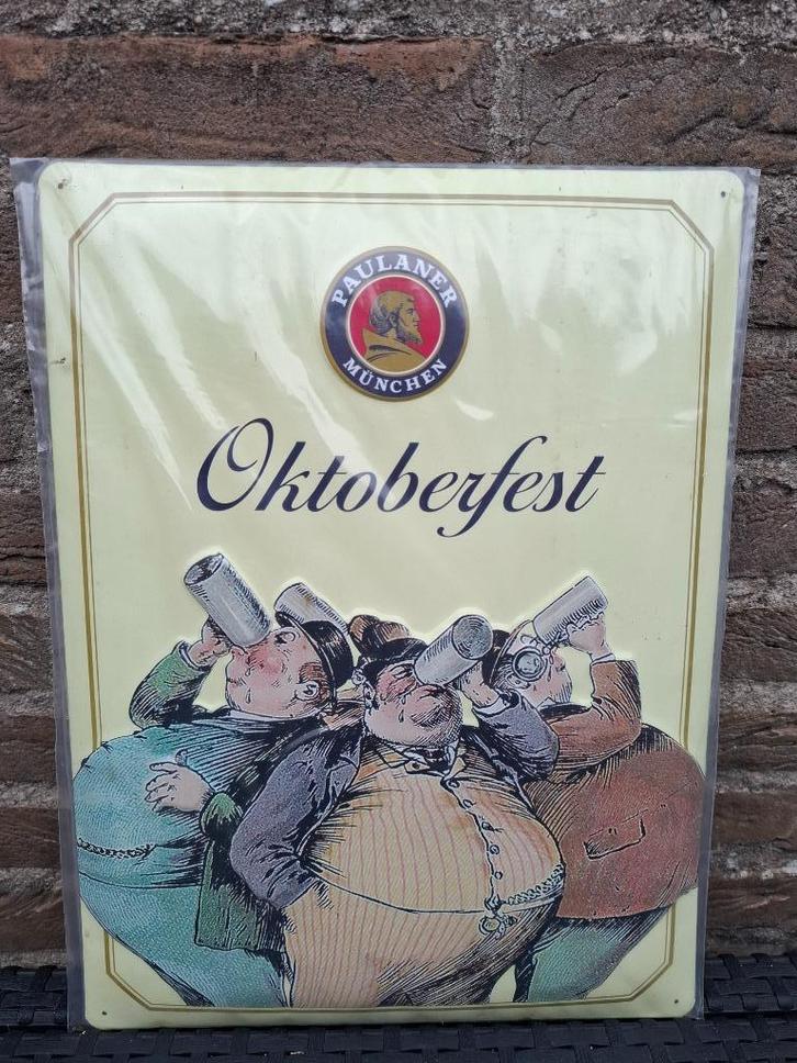 Reclamebord Paulaner, Verzamelen, Biermerken, Nieuw, Reclamebord, Plaat of Schild, Overige merken, Ophalen of Verzenden