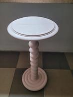 Vintage poeder roze planten tafel pied de stalle foto 1 t/m4, Huis en Inrichting, Woonaccessoires | Zuilen en Pilaren, Heikant 21 Kaatsheuvel