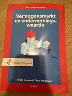 Vermogensmarkt en ondernemingswaarde 5e druk, Nieuw, Teun Ammeraal; André Heezen, Ophalen of Verzenden, Management