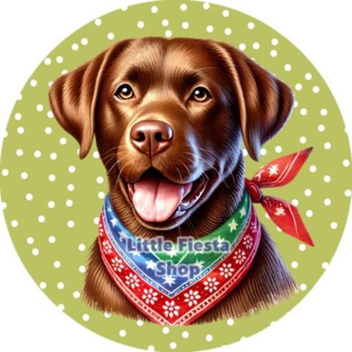 LF3964 ouwel hond 20x4,7cm hostie eetpapier vers nieuw, Hobby en Vrije tijd, Taarten en Cupcakes maken, Nieuw, Versiering, Cupcakes