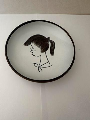 Boonstra Wandbord Meisjesbuste '60-'70 beschikbaar voor biedingen