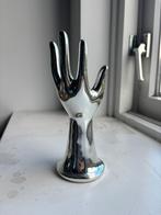 Sieradenrekje / ringhouder in zilveren handvorm te koop, Sieraden, Tassen en Uiterlijk, Overige Accessoires, Ophalen of Verzenden