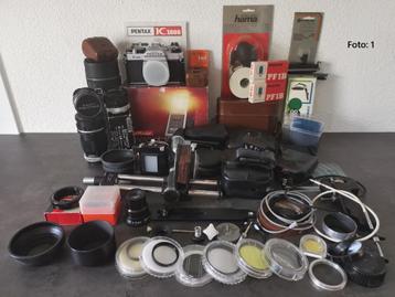Fotoapparatuur Pentax K1000, Petri, Agfa, en veel meer (628) beschikbaar voor biedingen