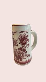 Vintage Amstel Bierpul Delft Red, Handbeschilderd, '70, Ophalen of Verzenden