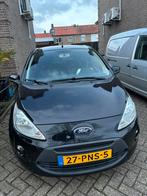 Ford Ka 1.2 69pk 2011 Zwart, Auto's, Ford, Voorwielaandrijving, 1242 cc, 4 cilinders, 4 stoelen