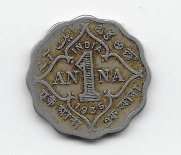 Brits-Indië 1 anna 1935 KM# 513 beschikbaar voor biedingen