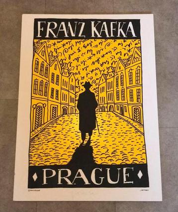 Franz Kafka exhibition poster Praque gesign. jiri votruba  beschikbaar voor biedingen
