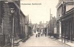 Hardinxveld Peulenstraat met mensen en Transportfiets ca1910, Verzamelen, Ansichtkaarten | Nederland, Verzenden, Voor 1920, Gelopen