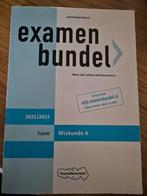 Examenbundel Wiskunde A HAVO 2021/2022, Wiskunde A, Ophalen of Verzenden, Zo goed als nieuw, HAVO