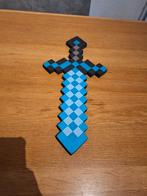 Minecraft zwaard diamond sword foam 45 cm speelgoed kerst, Ophalen of Verzenden, Zo goed als nieuw