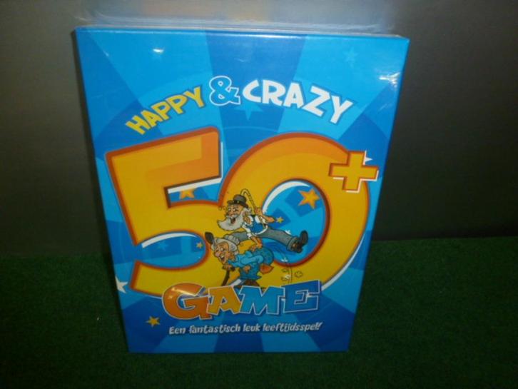 NIEUW spel HAPPY CRAZY 50, Hobby en Vrije tijd, Gezelschapsspellen | Overige, Nieuw, Een of twee spelers, Drie of vier spelers