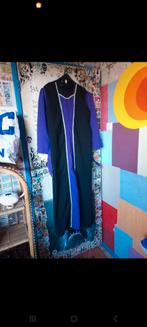 zwart'/paarse lange jurk, Kleding | Dames, Carnavalskleding en Feestkleding, Carnaval, Maat 42/44 (L), Ophalen of Verzenden, Zo goed als nieuw