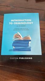 Introduction to Criminology, Ophalen of Verzenden, Beta, Zo goed als nieuw, WO