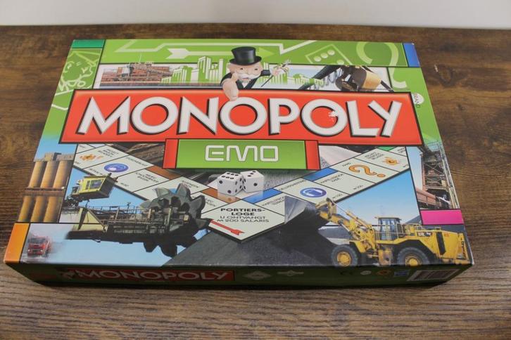 Monopoly EMO, Hobby en Vrije tijd, Gezelschapsspellen | Bordspellen, Zo goed als nieuw, Een of twee spelers, Drie of vier spelers