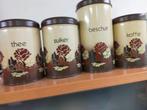 Brabantia Bussen Set Koffie Thee Suiker Beschuit Origineel, Ophalen of Verzenden, Zo goed als nieuw, Overige merken