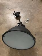 Zwarte hanglamp - Industrieel design, Huis en Inrichting, Gebruikt, Ophalen of Verzenden, Glas, 75 cm of meer