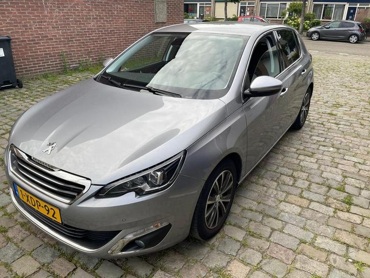 Peugeot 308 1.6THP 92/125 5-D 2014 Grijs, Auto's, Peugeot, Particulier, Airbags, Alarm, Navigatiesysteem, Parkeersensor, Benzine