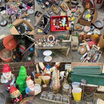 Heel veel rommelmarkt spulletjes garagesale pikkepoelie & zo beschikbaar voor biedingen