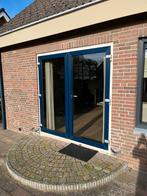 Openslaande kunststof deuren terrasdeur, Doe-het-zelf en Verbouw, Kozijnen en Schuifpuien, Ophalen, Kunststof, Gebruikt, Deurkozijn